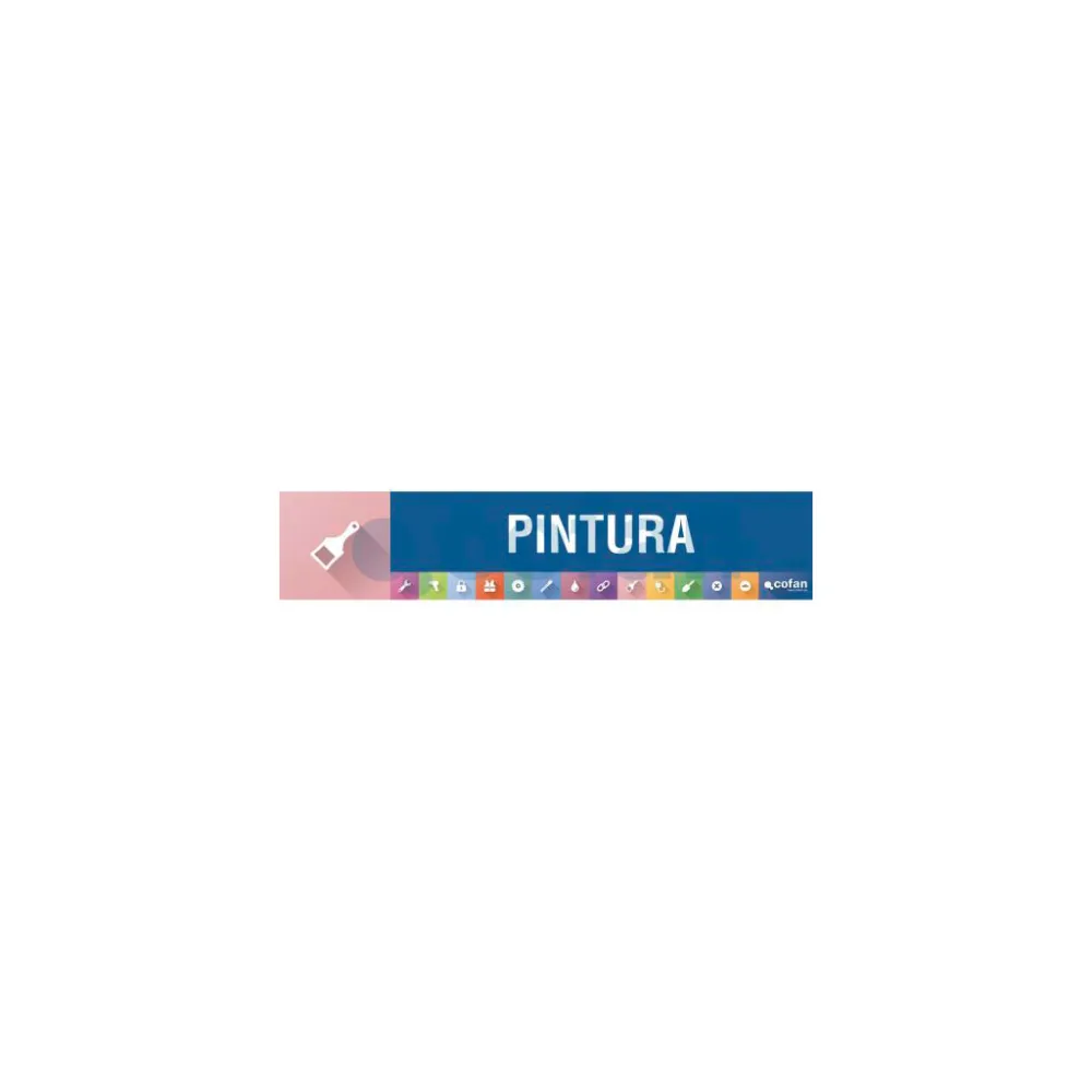 SEÑALETICA IMANTADA PARA EXPOSITOR 975 x 200 mm - PINTURA