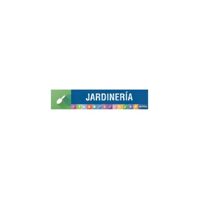 SEÑALETICA IMANTADA PARA EXPOSITOR 975 x 200 mm - JARDINERIA