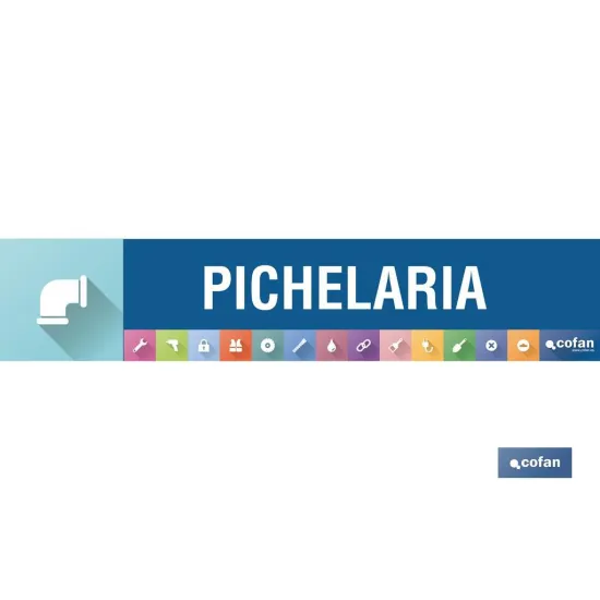 SEÑALETICA IMANTADA PORTUGUES PARA EXPOSITOR 975 x 200 mm - PICHELARIA
