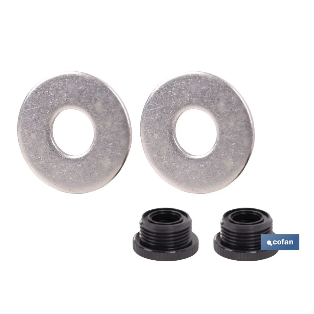 KIT DE ARANDELAS Y ADAPTADORES DE ROSCAS PARA BANDEJA DE GRIFERIA 21001157