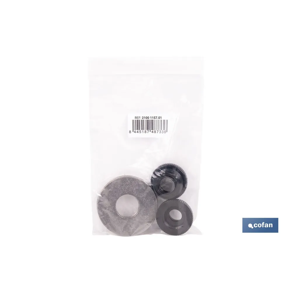 KIT DE ARANDELAS Y ADAPTADORES DE ROSCAS PARA BANDEJA DE GRIFERIA 21001157