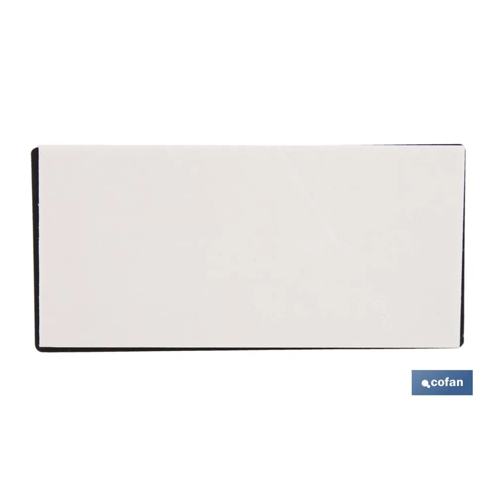 CATADIÓPTRICO RECTANGULAR ROJO 106 X 50 MM ADHESIVO