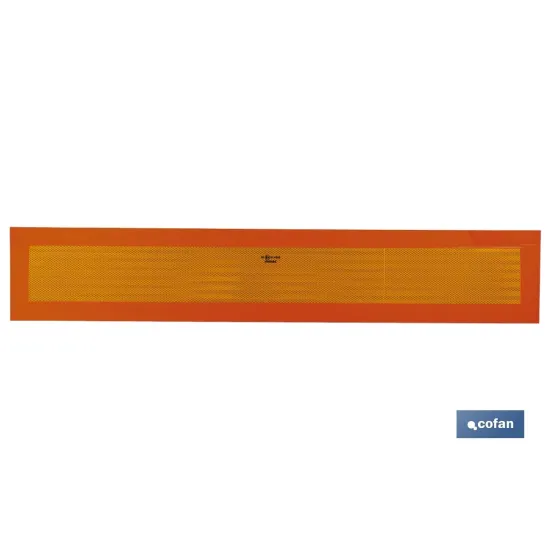 PLACA V-6 VEHICULOS LARGOS 1130X200MM.