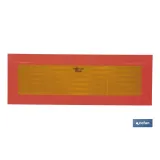 PLACA V-6 PARA VEHICULOS LARGOS 565X200MM.
