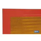 PLACA V-6 PARA VEHICULOS LARGOS 565X200MM.