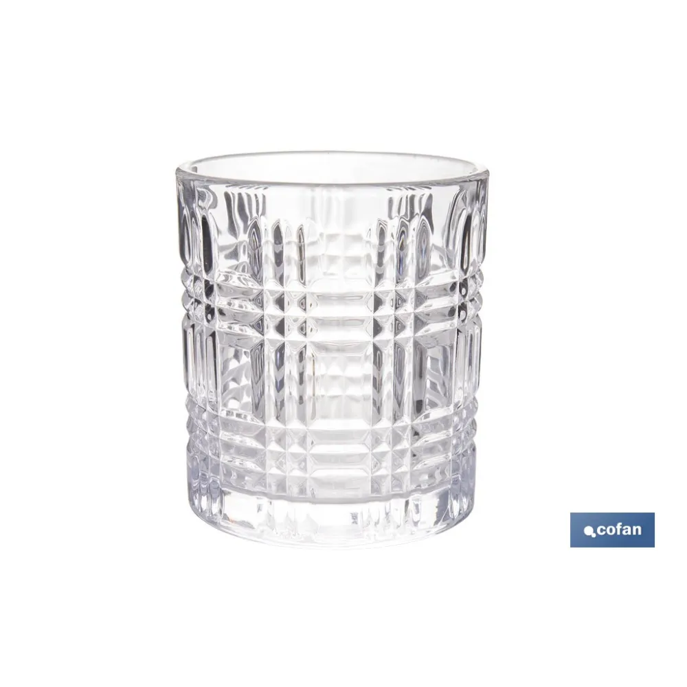 PACK DE 6 UDS VASO CON RELIEVE 27,5 CL