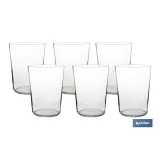PACK 6 VASOS DE SIDRA CRISTAL FINO BRILLANTE 50 CL