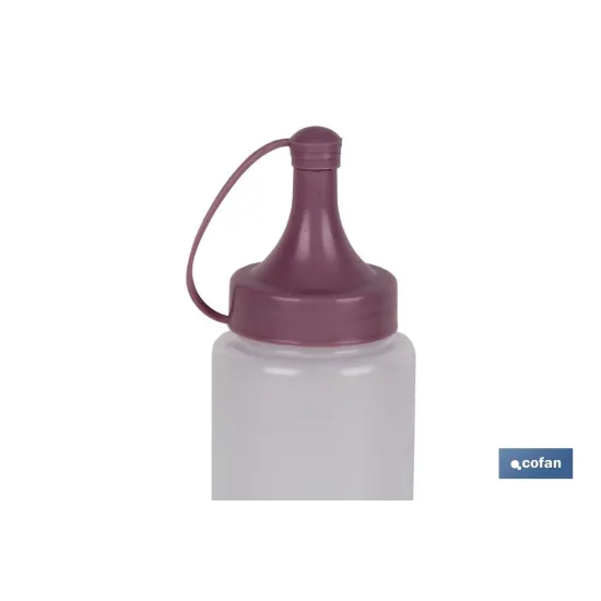 BOTELLA ACEITERA MODELO ALBAHACA  250 ML ROSA PALO 5X20cm venta unitaria