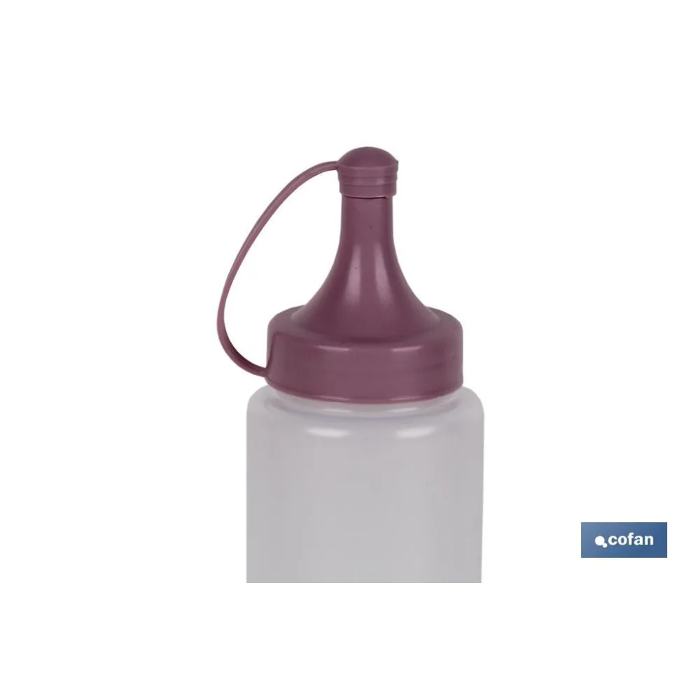 BOTELLA ACEITERA MODELO ALBAHACA  250 ML ROSA PALO 5X20cm venta unitaria