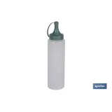 BOTELLA ACEITERA MODELO ALBAHACA  250 ML VERDE AGUA  5X20cm venta unitaria