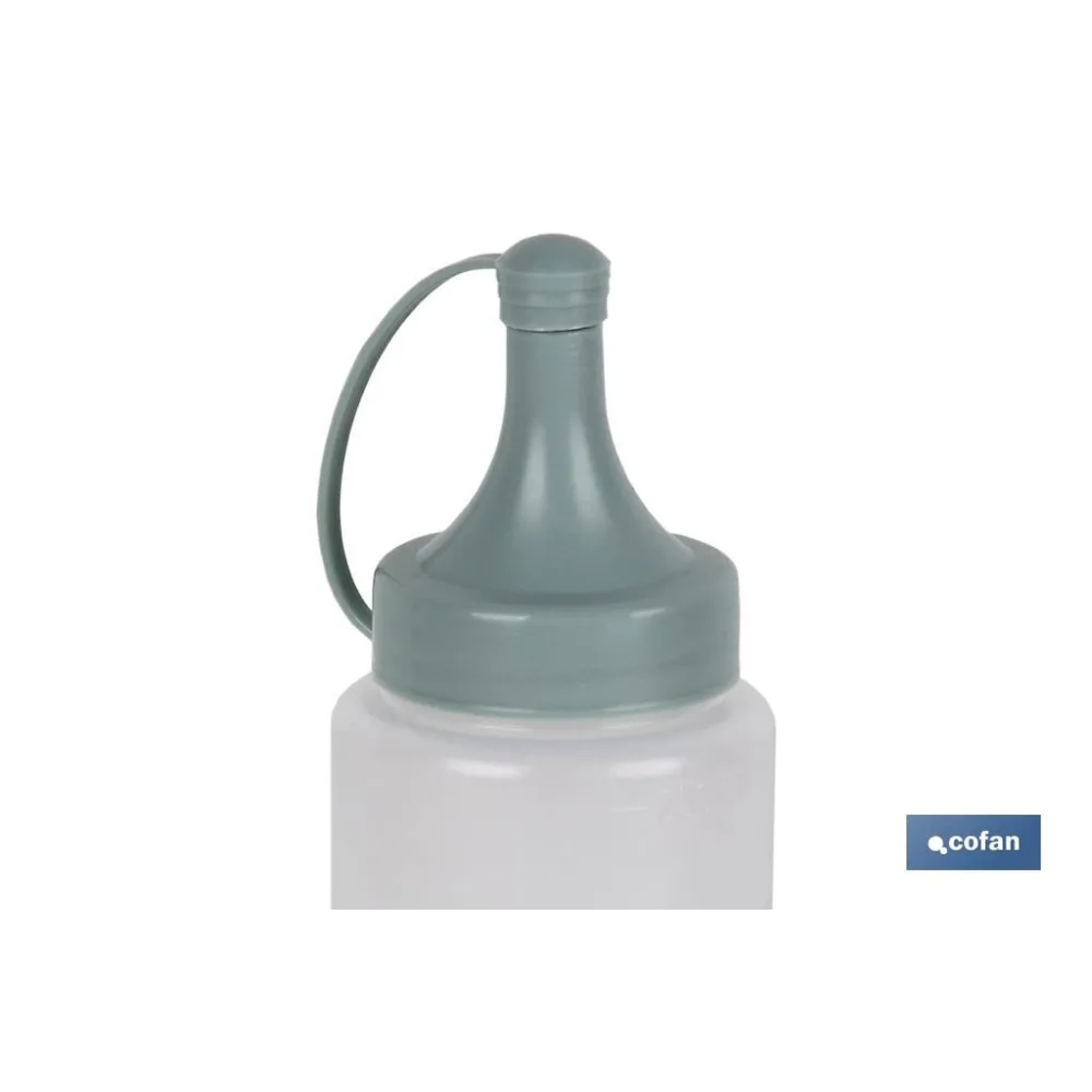 BOTELLA ACEITERA MODELO ALBAHACA  250 ML VERDE AGUA  5X20cm venta unitaria