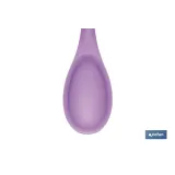 CUCHARA DE COCINA DE SILICONA MORADA MODELO VERGINI 27 X 5,7 CM