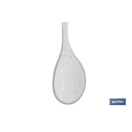 CUCHARA DE COCINA DE SILICONA BLANCA MODELO BACH 30 CM