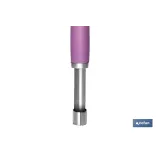 DESCORAZONADOR  MODELO SENA MORADO 21 CM
