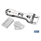 RASQUETA DE VITROCERÁMICA INOX. MODELO SENA 13,5 X 4,5 CM