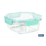 SET DE 2 RECIPIENTES DE BOROSILICATO MODELO AGATHA 520 ML - 800 ML