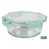 SET DE 2 RECIPIENTES DE BOROSILICATO MODELO AGATHA 620 ML - 950ML