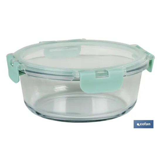 SET DE 2 RECIPIENTES DE BOROSILICATO MODELO AGATHA 620 ML - 950ML