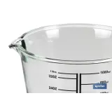JARRA MEDIDORA DE VIDRIO BOROSILICATO 1 L MODELO BARITINA