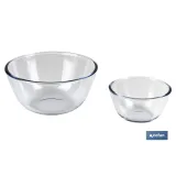 SET DE 2 ENSALADERAS DE VIDRIO BOROSILICATO MODELO BARITINA 800 ML - 2700 ML