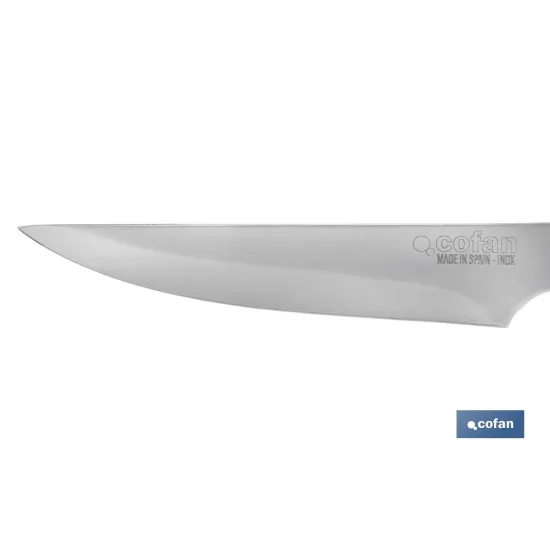 PACK 3 CUCHILLO DE MESA CON FILO HOJA 10cm  MODELO GULASH NEGRO