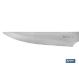 PACK 3 CUCHILLO DE MESA CON FILO HOJA 10cm  MODELO GULASH NEGRO