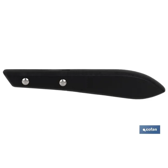 PACK 3 CUCHILLO DE MESA CON FILO HOJA 10cm  MODELO GULASH NEGRO