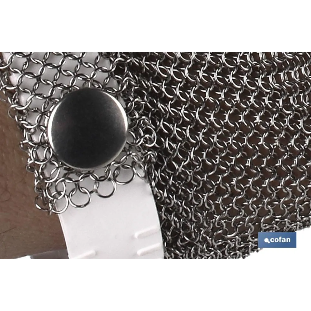 GUANTE ANTICORTE ACERO INOX CARNICERO T-L