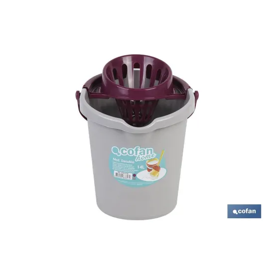 CUBO ESCURRIDOR 14L.MORADO
