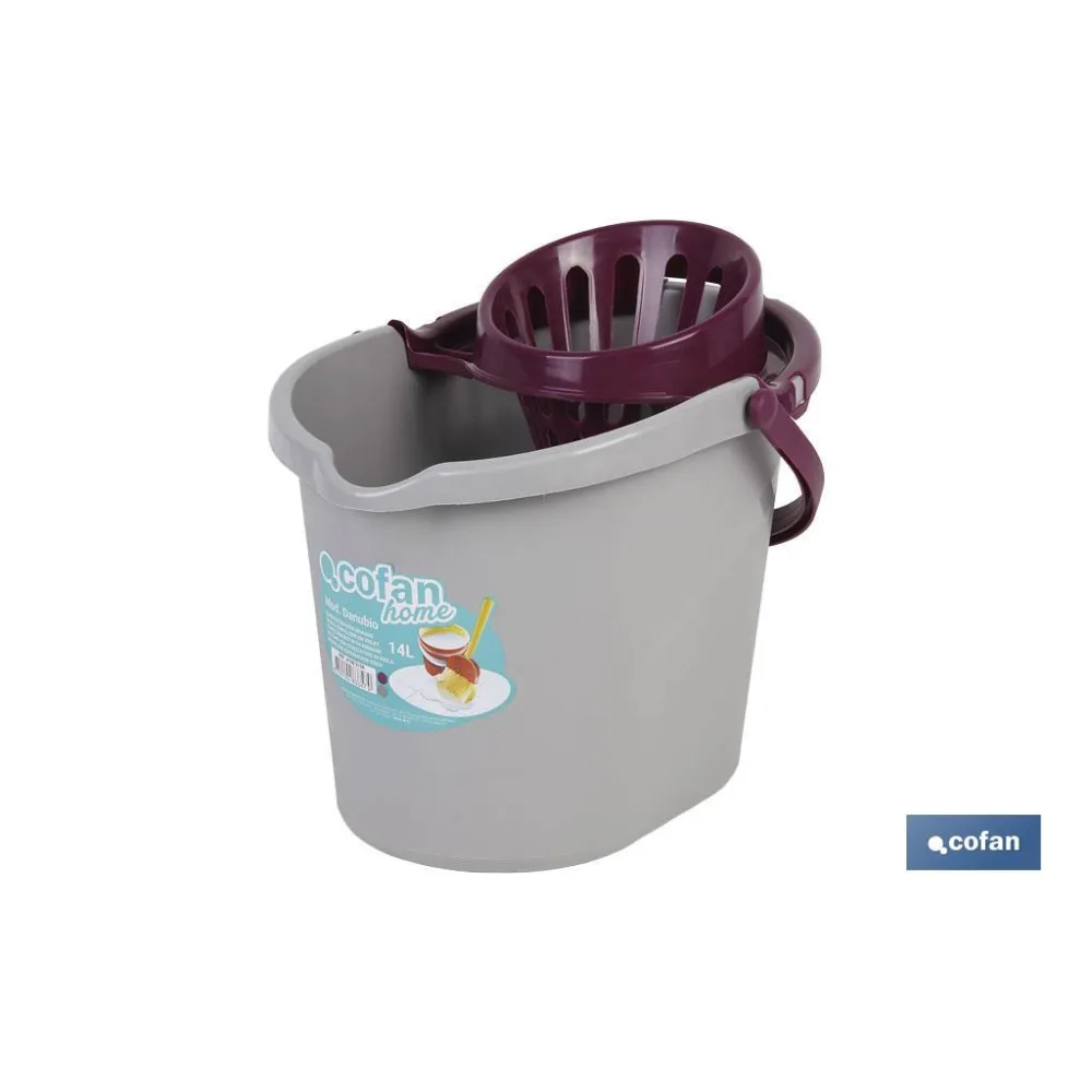 CUBO ESCURRIDOR 14L.MORADO