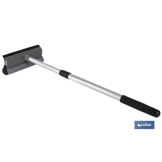 LIMPIACRISTALES ESPONJA Y RASPADOR EXTENSIBLE  48-76.5cm