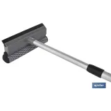 LIMPIACRISTALES ESPONJA Y RASPADOR EXTENSIBLE  48-76.5cm