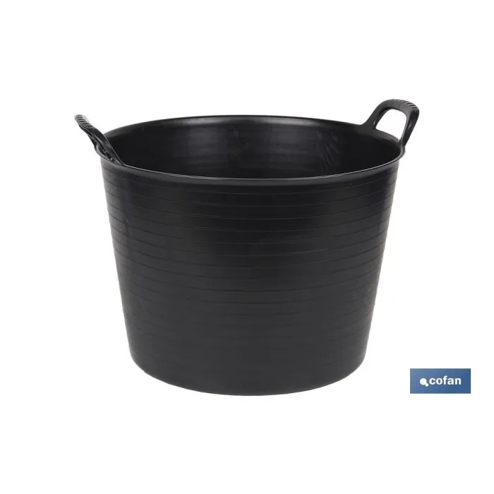 CAPAZO  NEGRO  RECICLADO  42 L   48.5 X 45 X 38 CM venta unitaria
