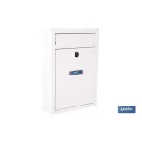 BUZÓN CORREO EXTERIOR BLANCO MODELO LETTER 320x215x85mm