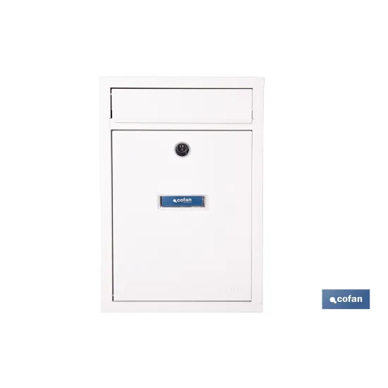 BUZÓN CORREO EXTERIOR BLANCO MODELO LETTER 320x215x85mm