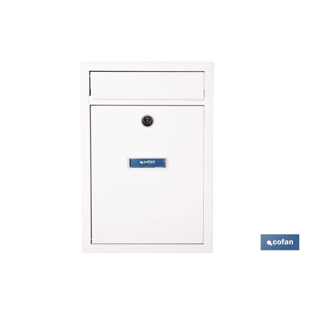 BUZÓN CORREO EXTERIOR BLANCO MODELO LETTER 320x215x85mm