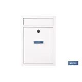 BUZÓN CORREO EXTERIOR BLANCO MODELO LETTER 320x215x85mm