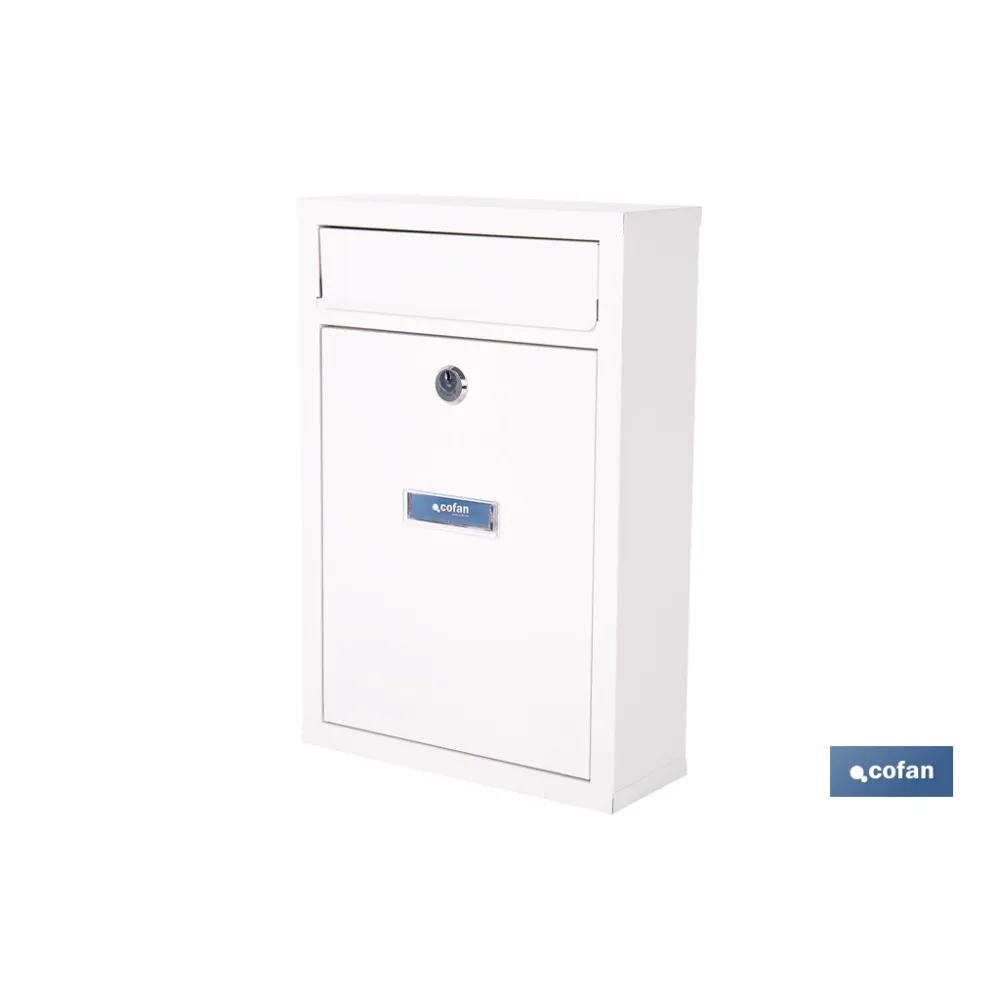 BUZÓN CORREO EXTERIOR BLANCO MODELO LETTER 320x215x85mm