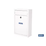 BUZÓN CORREO EXTERIOR BLANCO MODELO LETTER 320x215x85mm