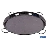 PAELLERA ACERO ESMALTADA Ø80cm (4 asas)