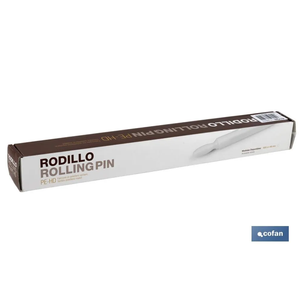 RODILLO PARA AMASAR BLANCO 50X5cm