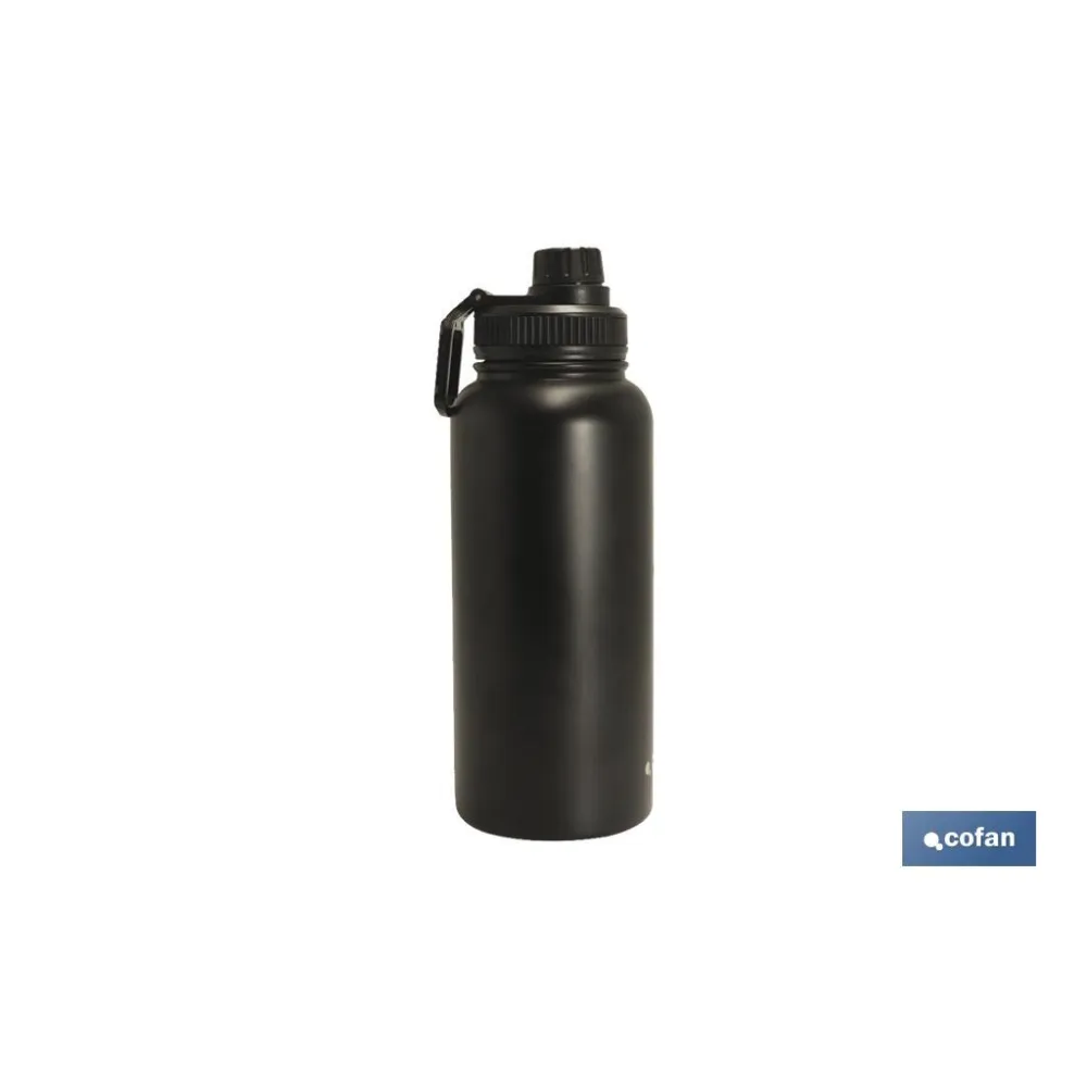 BOTELLA EXTREME DEPORTIVA COLOR NEGRO 550 ml