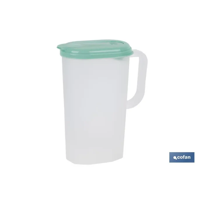 JARRA DE AGUA 2L VERDE  MODELO MANANTIAL 25X19X9.5cm