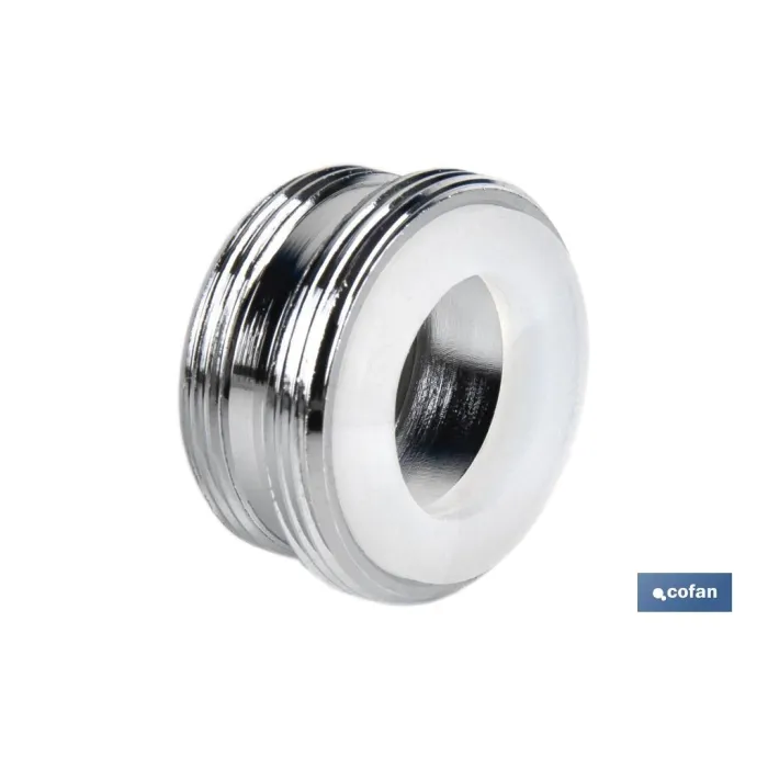 REDUCTOR/AMPLIADOR LATÓN ROSCA MACHO 22-24 MM