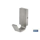 PERCHA GAMA MADEIRA INOX 304 SATIN