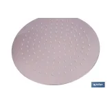 CABEZAL DE DUCHA REDONDO EXTRAFINO DE ACERO INOXIDABLE 304 Ø24,5 CM