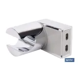 SOPORTE DE DUCHA PARA PARED COLOR CROMO ABS