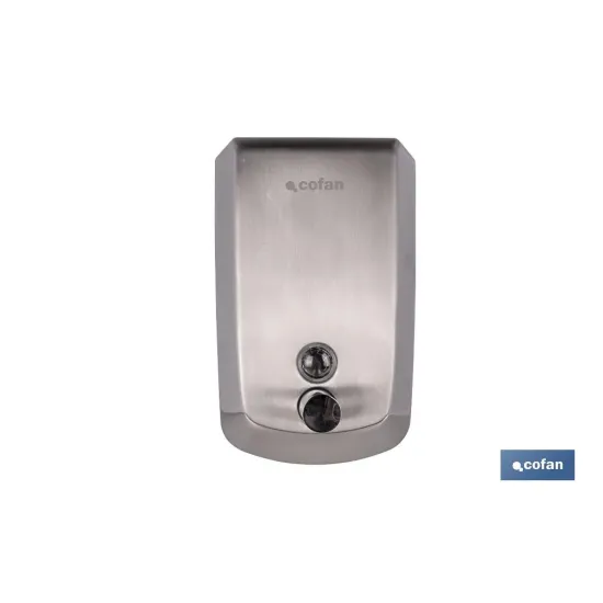 DOSIFICADOR DE JABÓN EN ACERO INOXIDABLE 304 CEPILLADO 1000 ML 12,6 X 6 X 20,3 CM