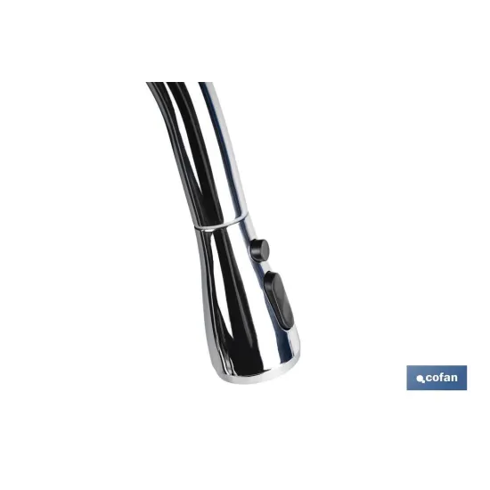 GRIFO COCINA MONOMANDO CON DUCHA 40 MM