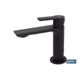 GRIFO MONOMANDO LAVABO NEGRO MATE  25mm MODELO KERCH